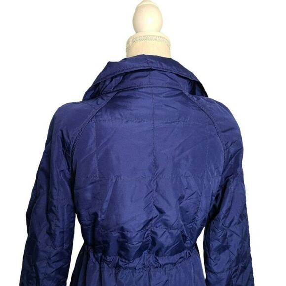 Tulle‎ Blue Trench Coat Jacket Size XS - Picture 13 of 13